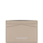 Alexander mcqueen saffiano leather skull card holder