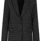 Michael Michael Kors Rhinestud Single-Breasted Blazer