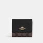 Coach Outlet Small Trifold Wallet In Blocked Signature Canvas