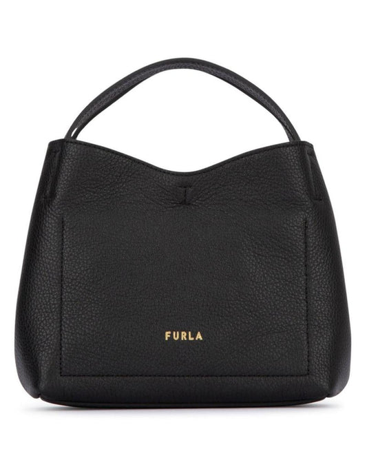 Furla Logo Plaque Magnetic-Closure Top-Handle Bag