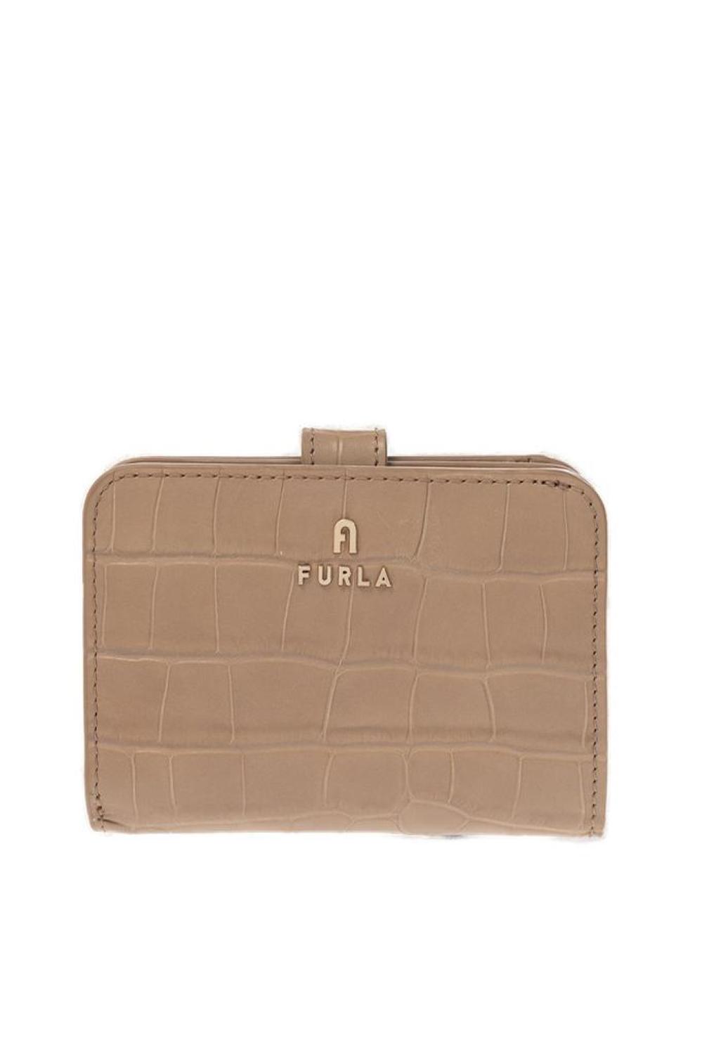 Furla Logo Plaque Embossed Wallet
