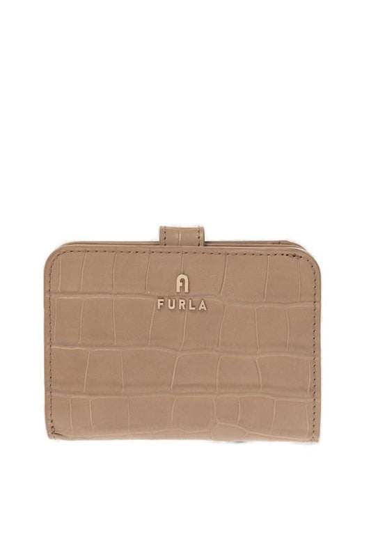 Furla Logo Plaque Embossed Wallet