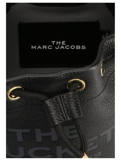 Marc Jacobs Logo Embossed Bucket Bag