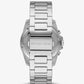 Oversized Alek Silver-Tone Watch Gift Set