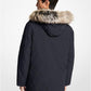 Benson Faux Fur Trim Woven Parka