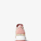 Liv Leather and Logo Jacquard Trainer