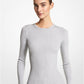 Hutton Featherweight Metallic Viscose Blend Sweater