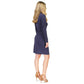 MICHAEL Women's Long-Sleeve Faux-Wrap Dress
