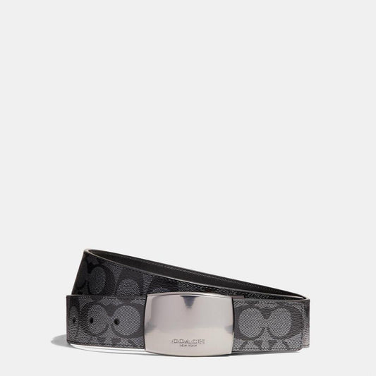 Coach Outlet Boxed Plaque And Harness Buckle Cut To Size Reversible Belt, 38 Mm