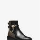 Hamilton Embellished Leather and Logo Ankle Boot