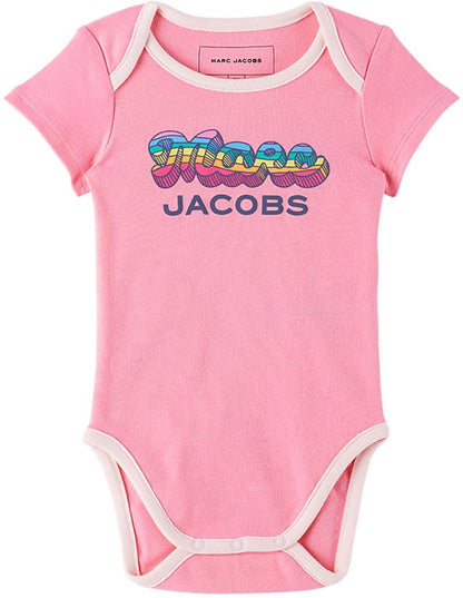 Two-Pack Baby Pink & White Bodysuits
