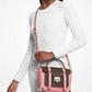 Manhattan Medium Leather and Logo Satchel