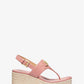 Camila Faux Leather Wedge Sandal