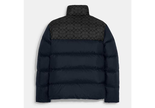 Coach Outlet Colorblock Signature Puffer Jacket