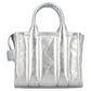 Marc Jacobs Logo Patch Metallic Effect Tote Bag