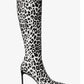 Tatjana Leopard Print Calf Hair Boots
