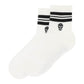 Alexander mcqueen stripe skull sports socks