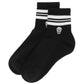 Alexander mcqueen stripe skull sports socks