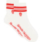 Alexander mcqueen stripe skull sports socks