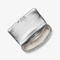 Tribeca Large Metallic Quilted Leather Shoulder Bag