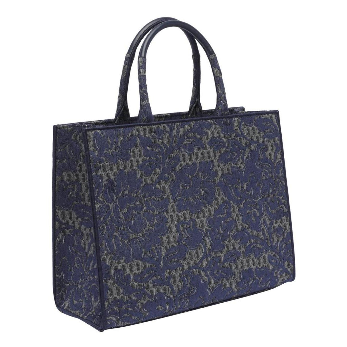 Furla Floral Jacquard Top Handle Bag