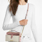 Jet Set Medium Signature Logo and Patent Double-Zip Crossbody Bag