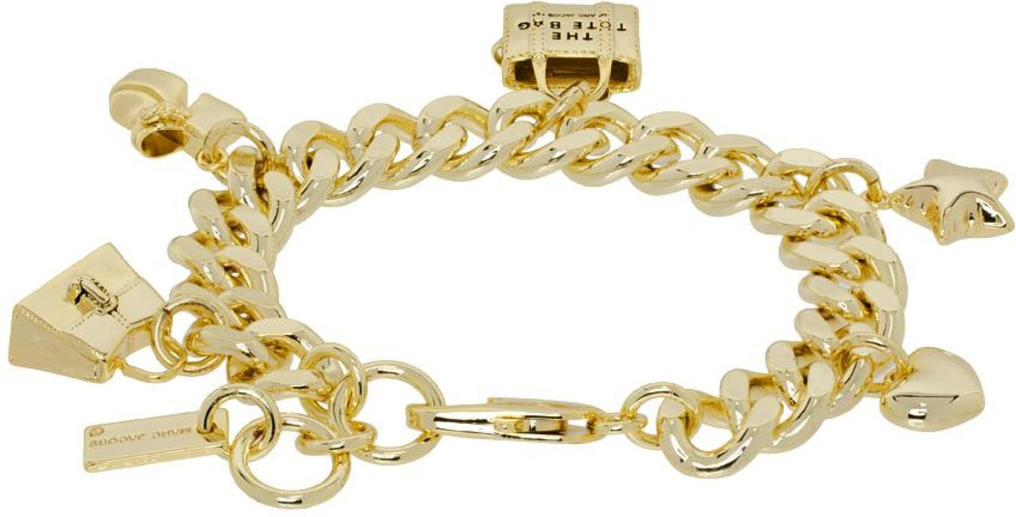 Gold 'The Mini Icon Charm' Bracelet