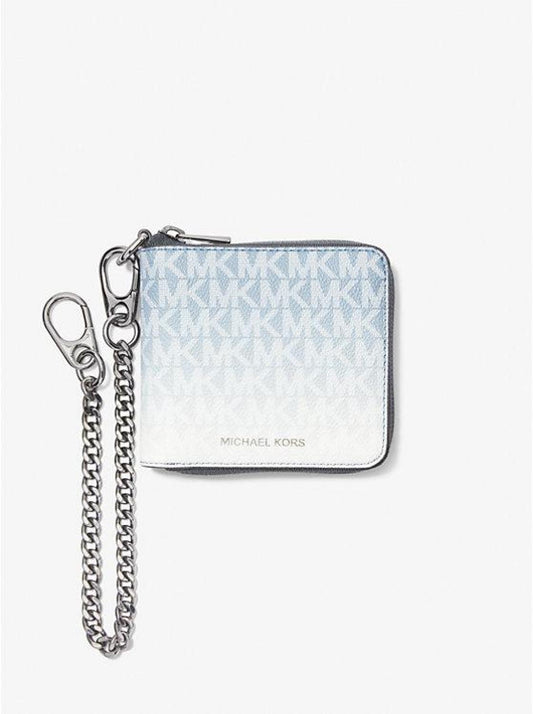 Ombré Logo Billfold with Chain