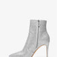 Rue Embellished Glitter Chain-Mesh Ankle Boot