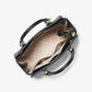Marilyn Medium Two-Tone Saffiano Leather Satchel