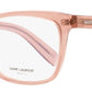Saint Laurent Unisex Rectangular Eyeglasses SL 170 004 Transparent Nude 54mm