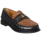 Gucci Interlocking G Suede & Leather Loafer