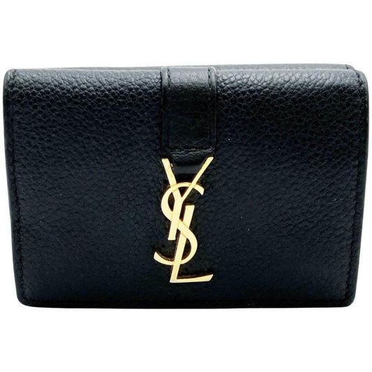 Saint Laurent Cassandra  Leather Wallet  (Pre-Owned)