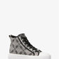 Evy Empire Logo Jacquard High-Top Sneaker