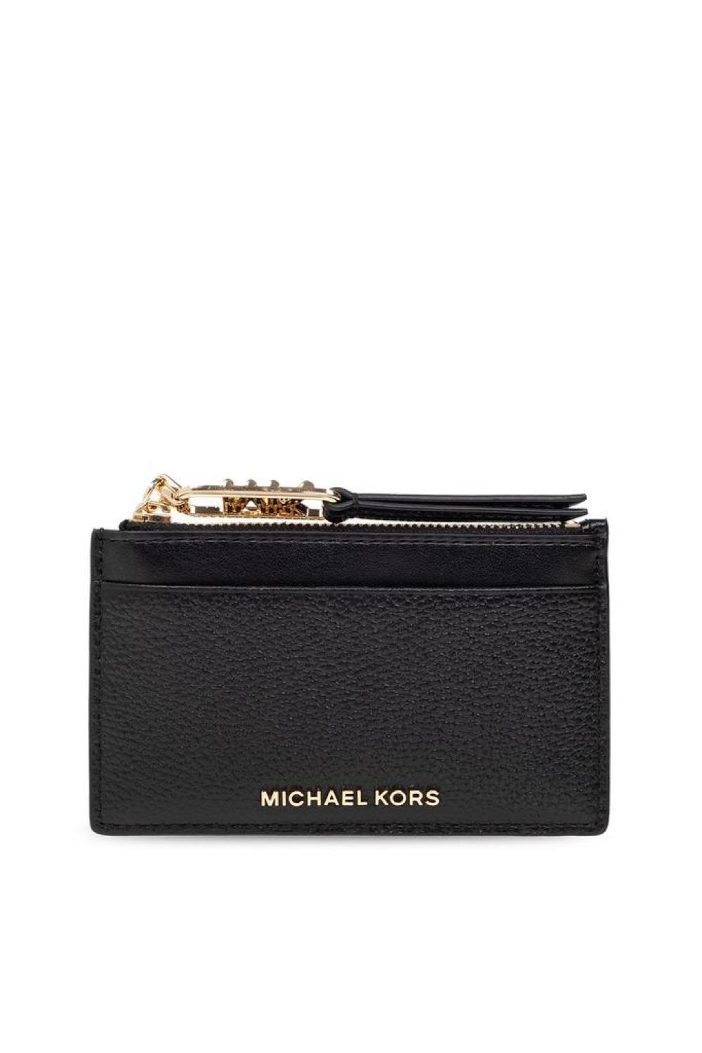 Michael Michael Kors Logo Lettering Zipped Wallet