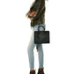 Saint Laurent Sac De Jour Small Croc-Embossed Leather Tote