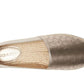 Carley Metallic Leather Espadrille