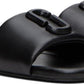 Black 'The J Marc Leather' Sandals