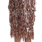 Dolce & Gabbana Sequin Embellished Fringe Midi Pencil Skirt