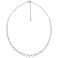 Sterling Silver Graduated Tennis Necklace
