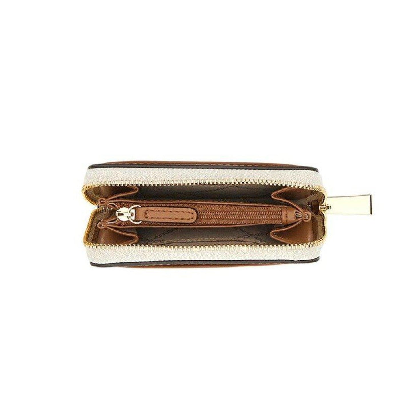 Michael Michael Kors Logo Plaque Zipped Wallet