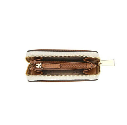 Michael Michael Kors Logo Plaque Zipped Wallet