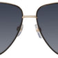 Gold Square Sunglasses