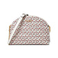 Morgan Valentines Heart Print Double Zip Dome Crossbody