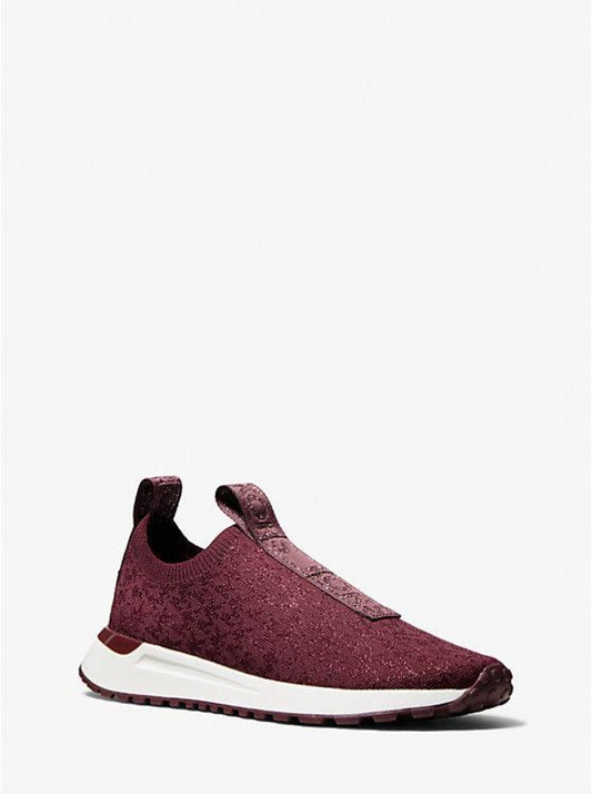 Bodie Metallic Logo Knit Slip-On Trainer