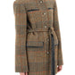 Stella mccartney wool blend tweed coat