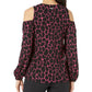 Giraffe Cold-Shoulder Blouse
