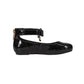 Little Girls Kenyah Garcia Signature Logo Charm Ballet Flats