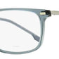 Hugo Boss Men's Rectangular Eyeglasses B1229U KB7 Transparent Gray 56mm