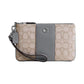 Box Program Signature Jacquard Small Wristlet